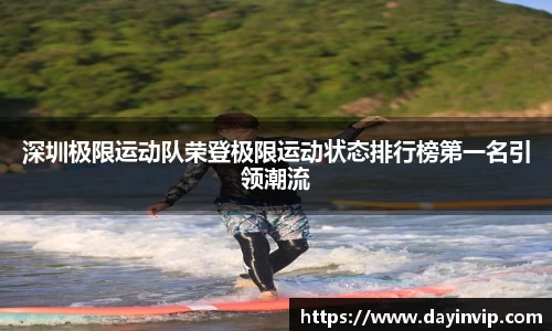 深圳极限运动队荣登极限运动状态排行榜第一名引领潮流
